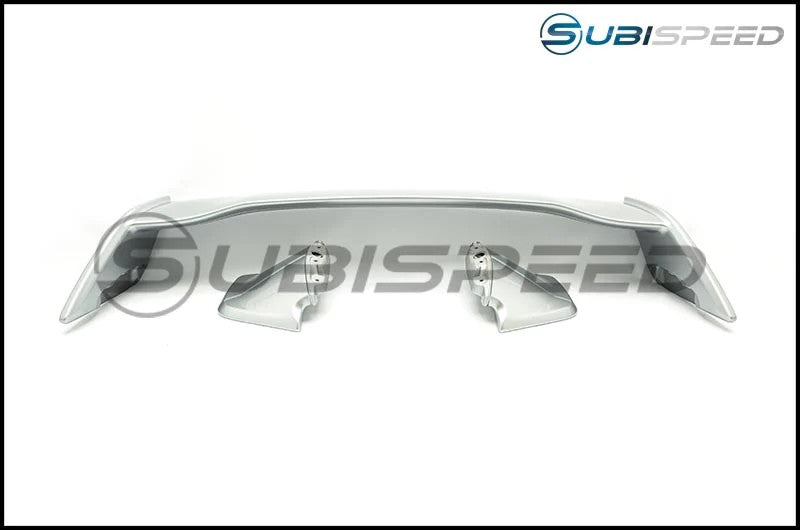 OLM STI Style Paint Matched Spoiler - Ice Silver Metallic - 2015-2021 Subaru WRX / STI