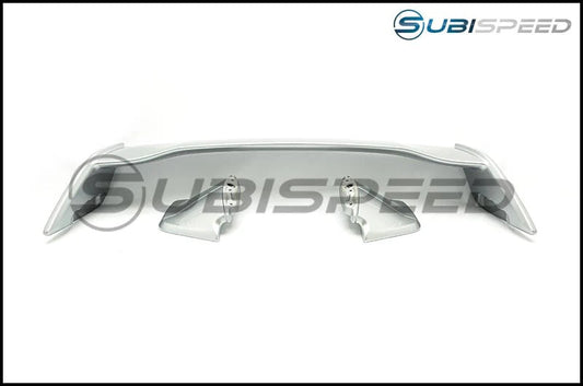 OLM STI Style Paint Matched Spoiler - Ice Silver Metallic - 2015-2021 Subaru WRX / STI