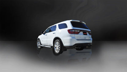 Corsa Performance Sport Dual Rear Cat-Back Exhaust 11-14 Dodge Durango 5.7L V8 Black