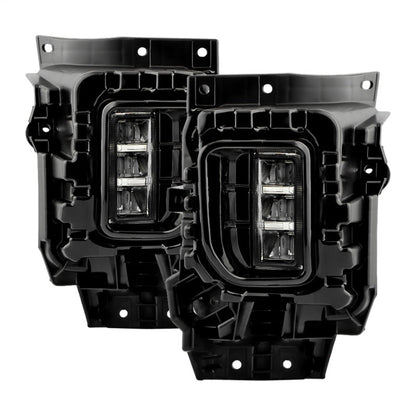 SPYDER Jeep Wagoneer 22-25 OEM Style Full Led Fog Lights W/ Switch- Sets FL-JWA22-LED-C 9055522