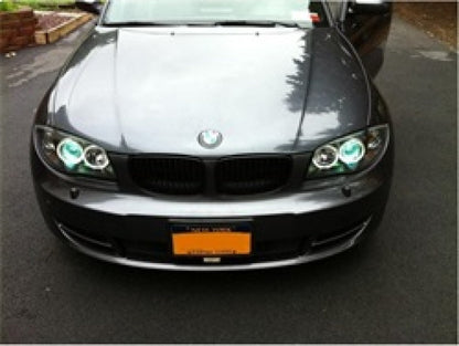 Spyder BMW E87 1-Series 08-11 Projector Headlights LED Halo Black High H1 Low H7 PRO-YD-BMWE87-HL-BK 5008985