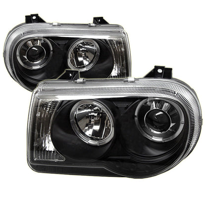 Spyder Chrysler 300C 05-10 Projector Headlights LED Halo LED Blk (Not Included) PRO-YD-C300C-HL-BK 5009135