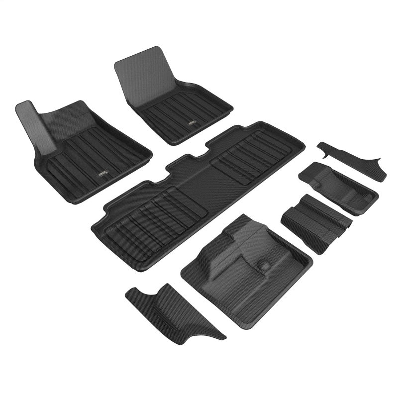 3D MAXpider 21-22 Tesla Model Y 7-Seat Elitect Black R1 R2 R3