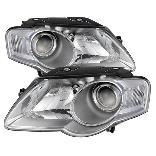 SPYDER Xtune Volkswagen Passat 06-10 (Halogen Only) Projector Headlights Chrome HD-JH-VWPAT06-C 9025570