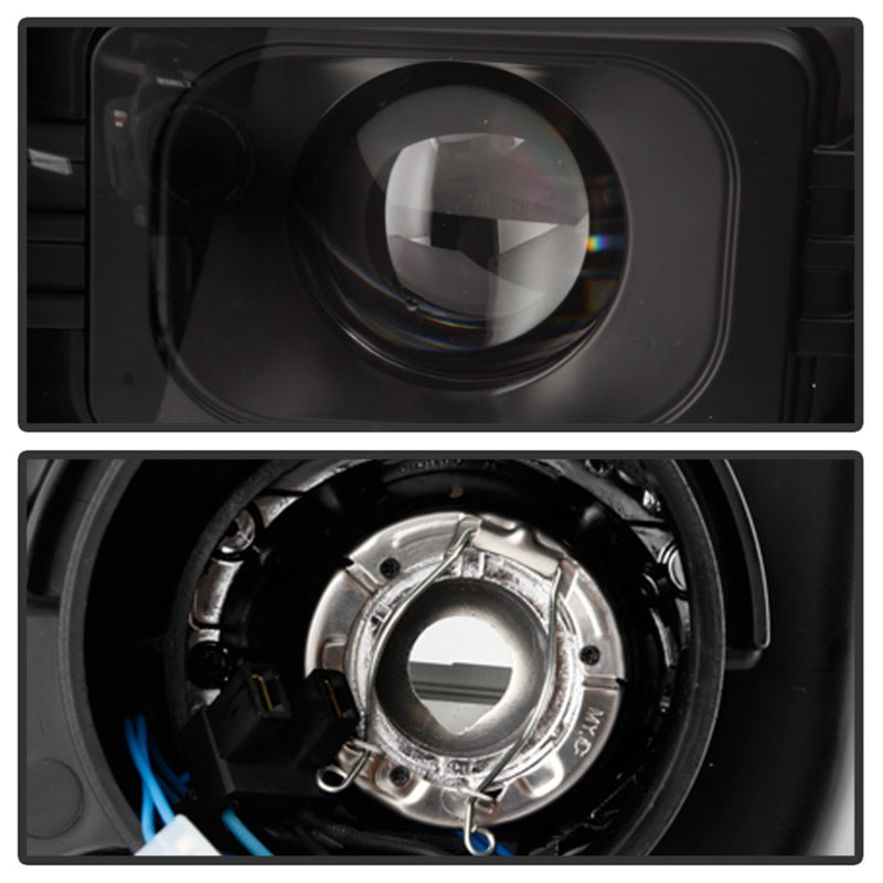 Spyder 04-06 Dodge Durango Projector Headlights - Black PRO-YD-DDU04-LB-BK 5086600