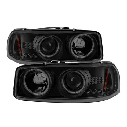 Spyder GMC Sierra 1500/2500 99-06 Projector Headlights CCFL Halo LED Blk Smke PRO-YD-CDE00-CCFL-BSM 5078704