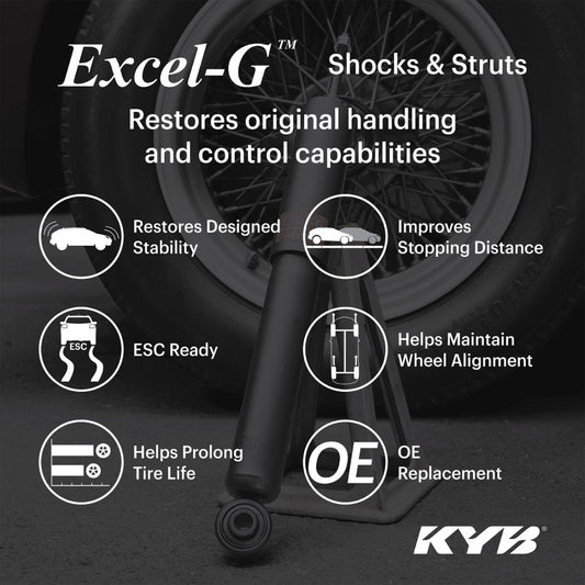 KYB Shocks & Struts Excel-G Rear INFINITI G35 (RWD) 2007-08 INFINITI G37 (RWD) 2008-10 INFINITI G37