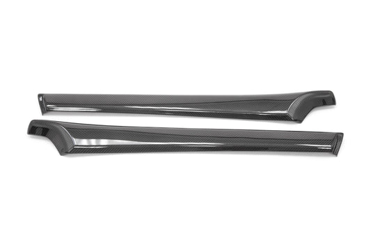 OLM LE Dry Carbon Front Door Trim Upper Panels - 2015-2021 WRX / STI