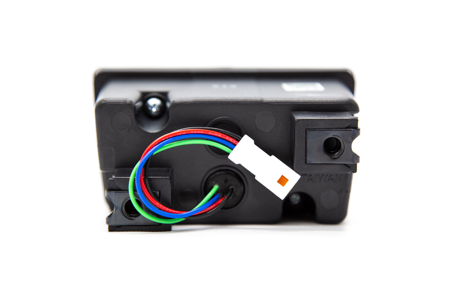 OLM NB+R F1 Rear Brake Light (Clear Lens, Gloss Black Base, White Bar) - 15+ WRX / STI