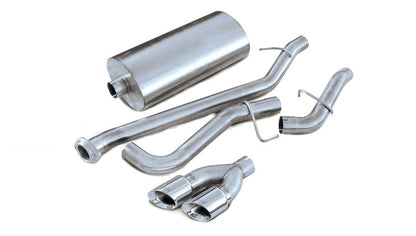 Corsa Performance 02-06 Chevrolet Tahoe 5.3L V8 Polished Sport Cat-Back Exhaust