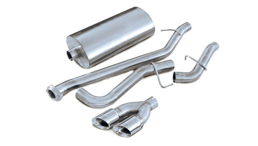 Corsa Performance 02-06 Chevrolet Tahoe 5.3L V8 Polished Sport Cat-Back Exhaust