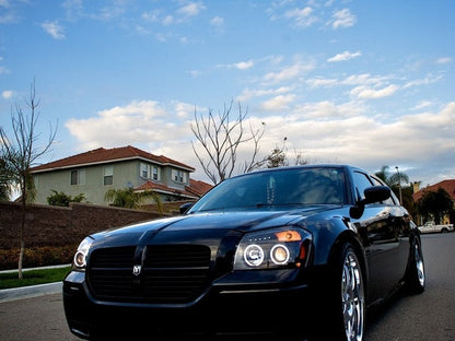 Spyder Dodge Magnum 05-07 Projector Headlights CCFL Halo LED Blk PRO-YD-DMAG05-CCFL-BK 5009852