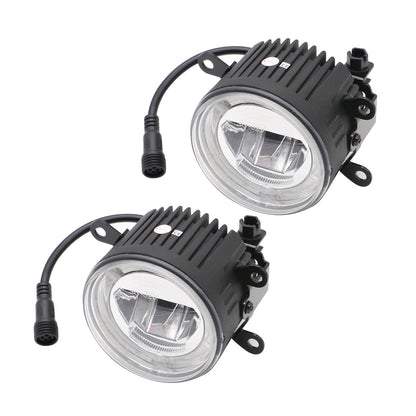 JDMuscle [15-21 WRX or STI, 13+ BRZ or FT86, 14+ Forester] LED / Halo DRL Fog Light Housings