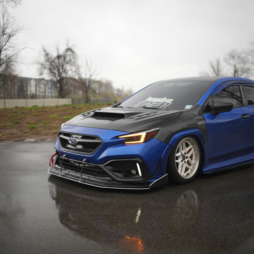 JDMuscle [22-25 WRX] Carbon Fiber Hood V2
