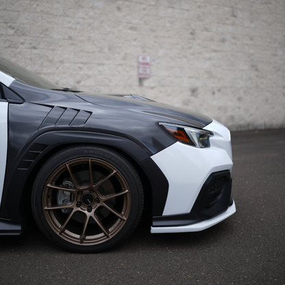 JDMuscle [22-25 WRX] Carbon Fiber FMIC Reverse Hood Scoop