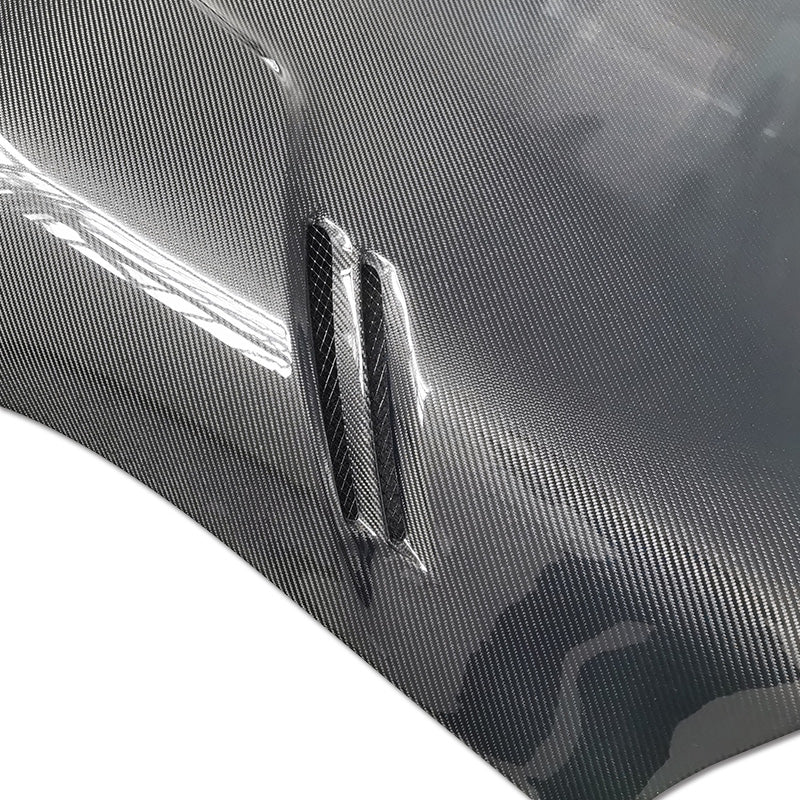 JDMuscle Tanso Carbon Fiber Hood V1  - 2020+ Toyota Supra GR A90/A91