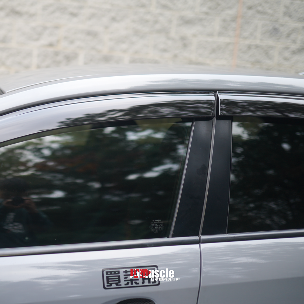JDMuscle [15-21 WRX/STI] OE Style Rain Guards / Window Visors