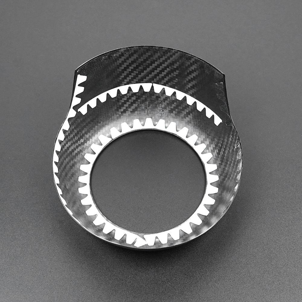 JDMuscle [22-25 WRX] Tanso Dry Carbon Fiber Air Bag Surround Cover