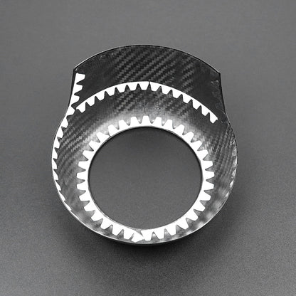 JDMuscle [22-25 WRX] Tanso Dry Carbon Fiber Air Bag Surround Cover