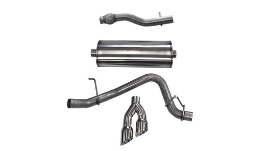 Corsa Performance 2015 GMC Yukon XL 1500 5.3L V8 3in Cat-Back Single Side Exit Twin 4in