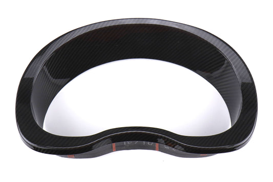 OLM LE Dry Carbon Fiber Speedometer Cluster Trim Cover - 2015-2021 Subaru WRX / STI / 2014-2018 Forester / 2013-2017 Crosstrek