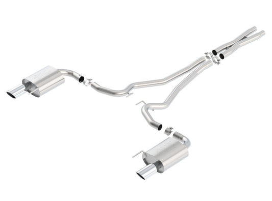 Borla Atak S Cat-Back 15-17 Ford Mustang GT 5.0L V8 MT/AT 2.5in pipe 4in tip 140591
