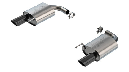 Borla 2024 Ford Mustang GT 5.0L V8 w/o Active Exhaust S-Type Axle-Back Exhaust System - Black Chrome 11983BC