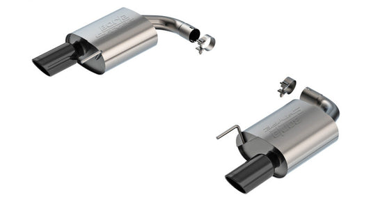 Borla 2024 Ford Mustang GT 5.0L V8 w/o Active Exhaust S-Type Axle-Back Exhaust System - Black Chrome 11983BC