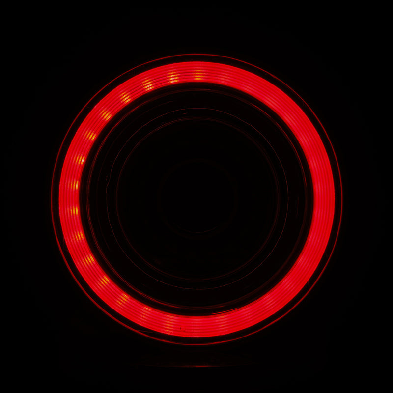 AlphaRex 10-15 Ferrari 458 NOVA-Series Prismatic LED Tail Lights Red Clear