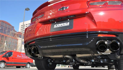 Corsa Performance 2016 Chevrolet Camaro SS 6.2L V8 2.75in Black Xtreme Axle-Back Exhaust