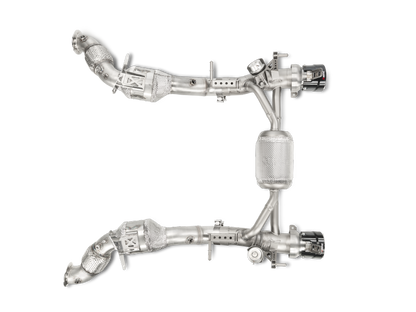 Akrapovic 16-17 Ferrari 488 GTB/488 Spyder Slip-On Line (Titanium) w/ Carbon Tips MTP-FE488H