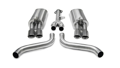 Corsa Performance 86-91 Chevrolet Corvette C4 5.7L V8 L98 Polished Sport Cat-Back Exhaus
