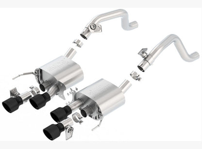 Borla 14-18 C7 Corvette Stingray Axle-Back ATAK Exhaust 2.75in To Muffler Dual 2.75in Out 4.25in Tip 11856CB
