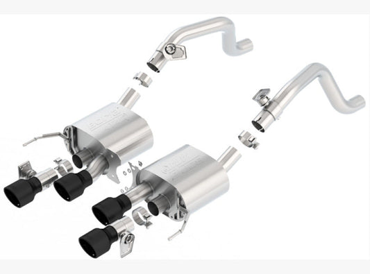 Borla 14-18 C7 Corvette Stingray Axle-Back ATAK Exhaust 2.75in To Muffler Dual 2.75in Out 4.25in Tip 11856CB