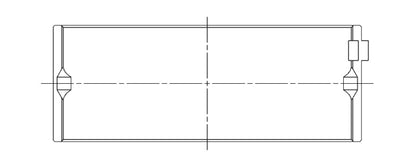ACL Mitsubishi 4G63/4G64 6 Bolt 1st Gen DSM 0.25mm Oversized High Performance Main Bearing Set