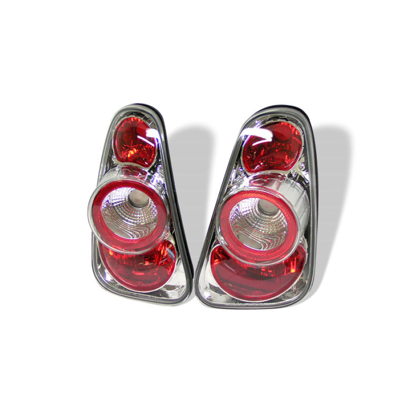 Spyder Mini Cooper 02-06/Cooper Convertibles 05-08 Euro Style Tail Lights Chrome ALT-YD-MC02-C 5006257