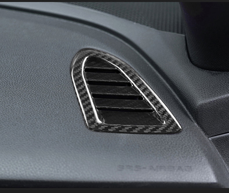 JDMuscle [22-25 WRX] Tanso Dry Carbon Fiber AC Vents Covers 6 PCs