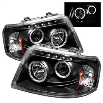 Spyder Ford Expedition 03-06 Projector Headlights LED Halo LED Blk (Not Included) PRO-YD-FE03-HL-BK 5010117