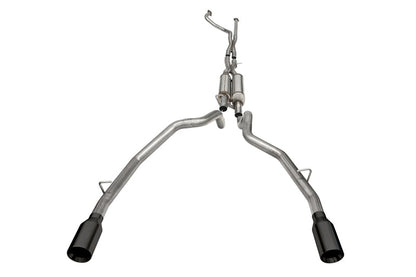 CORSA Performance Corsa 21-22 Dodge Ram TRX Crew Cab Xtreme Catback Exhaust Dual Rear Black Tip 21189BPC