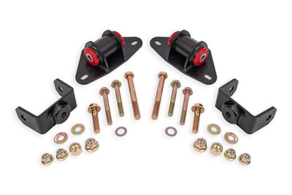 BMR Suspension 14-19 Chevrolet Corvette Motor Mount Kit - Black Hammertone