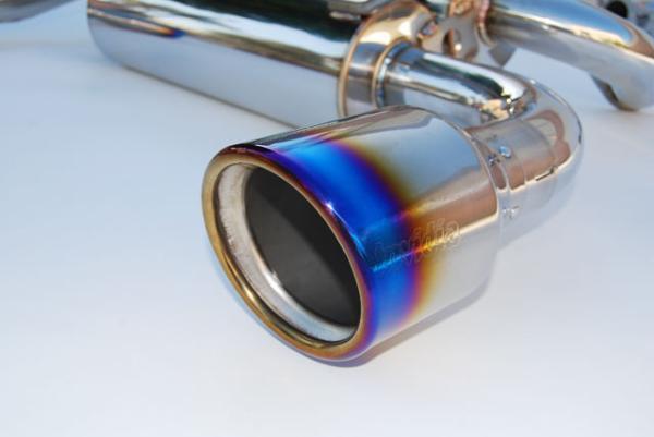 Invidia 03-05 Infiniti FX35/45 Gemini Rolled Titanium Tip Cat-back Exhaust