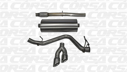 Corsa Performance 3.0" Cat-Back 14 GMC Sierra/Chevy Silv 1500 Crew Cab/Short Bed 5.3L V8