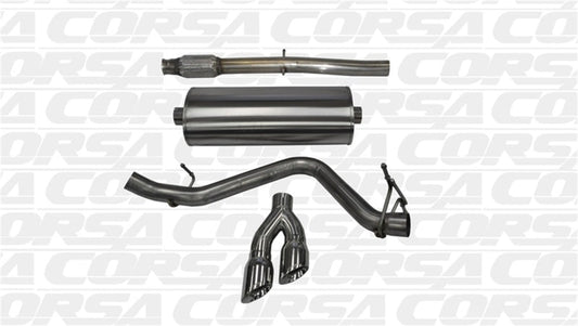 Corsa Performance 3.0" Cat-Back 14 GMC Sierra/Chevy Silv 1500 Crew Cab/Short Bed 5.3L V8