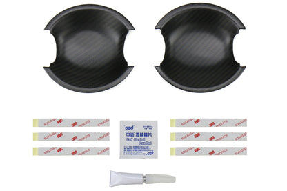 OLM Dry Carbon Fiber Exterior Door Handle Insert - Matte Carbon Fiber - 2013-2016 Scion FR-S / 2013-2021 BRZ / 2017-2020 Toyota 86