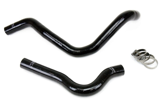 HPS Performance HPS Black Reinforced Silicone Radiator Hose Kit Coolant Honda 92-00 Civic w/ B16