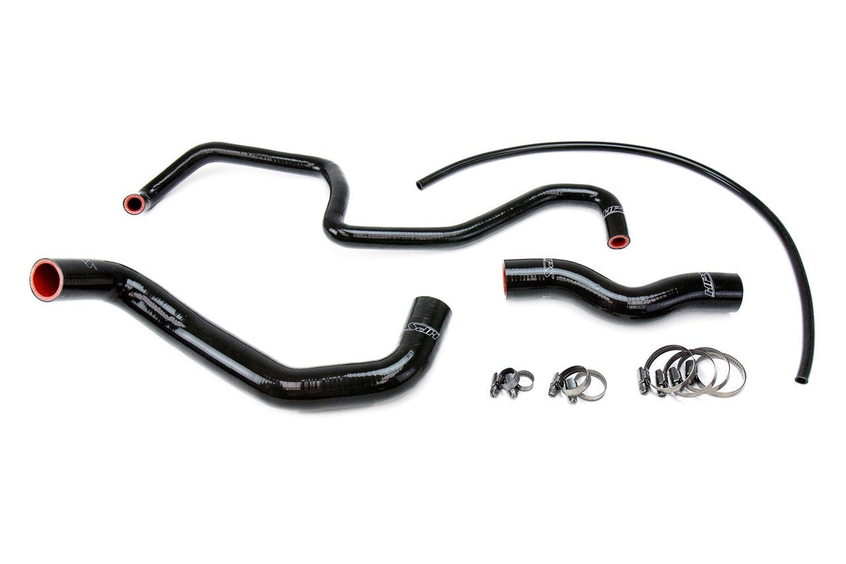 HPS Performance Products HPS Black Reinforced Silicone Radiator Hose Kit Coolant Infiniti 03-06 G35 Sedan