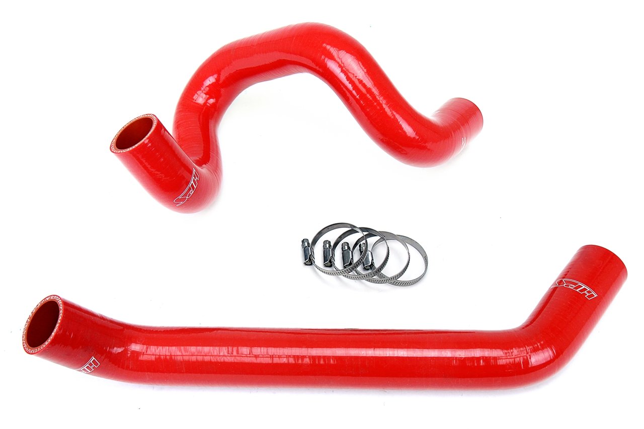 HPS Performance HPS Silicone Radiator Coolant Hose Kit Jeep 2007-2011 Wrangler JK & Unlimted 3.8L V6, 57-1220R