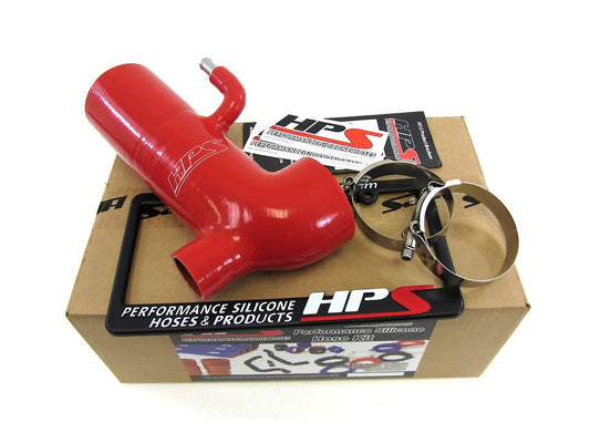HPS Red Reinforced Silicone Post MAF Air Intake Hose Kit - Retain Stock Sound Tube Scion 13-16 FRS
