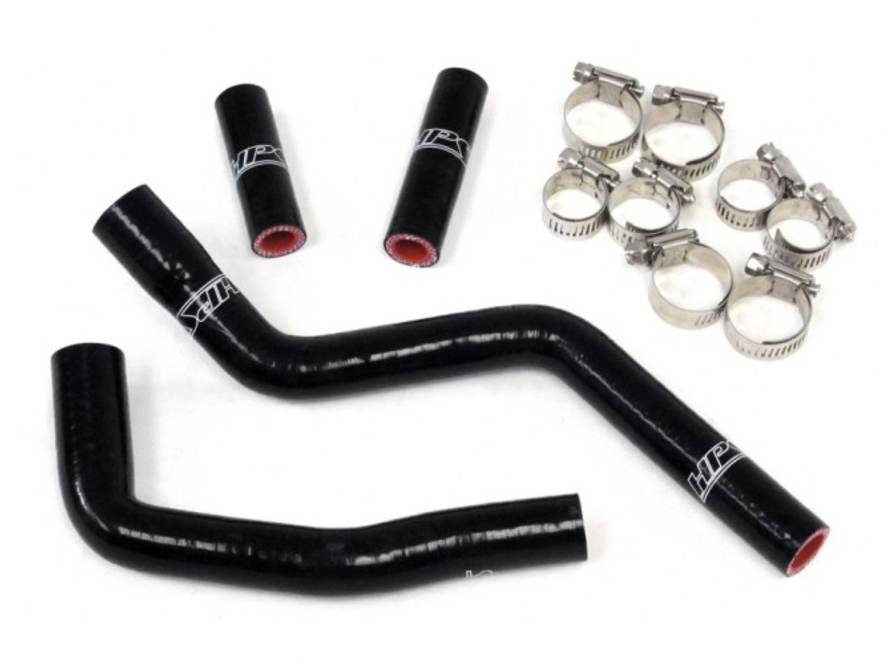 HPS Performance HPS Black Reinforced Silicone Radiator Hose Kit Yamaha 02-18 YZ125 2 Stroke