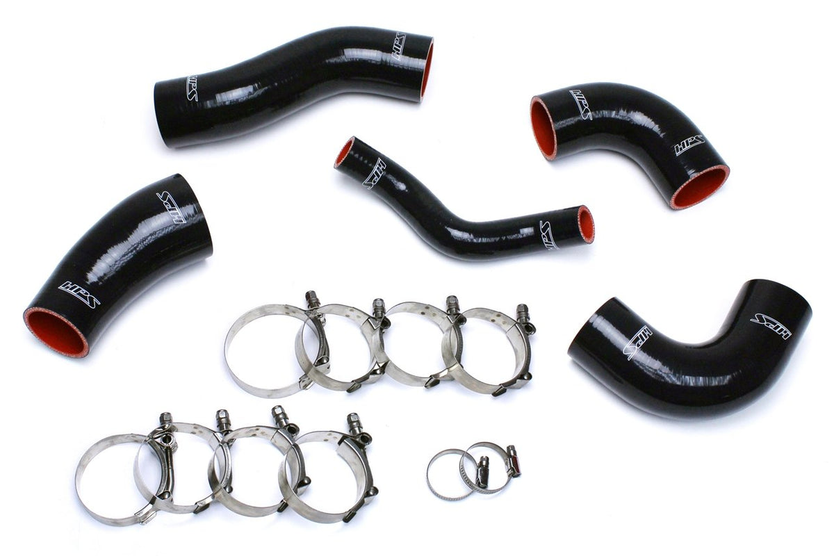 HPS Performance HPS Black Reinforced Silicone Intercooler Hose Kit Kia 11-15 Optima 2.0L Turbo